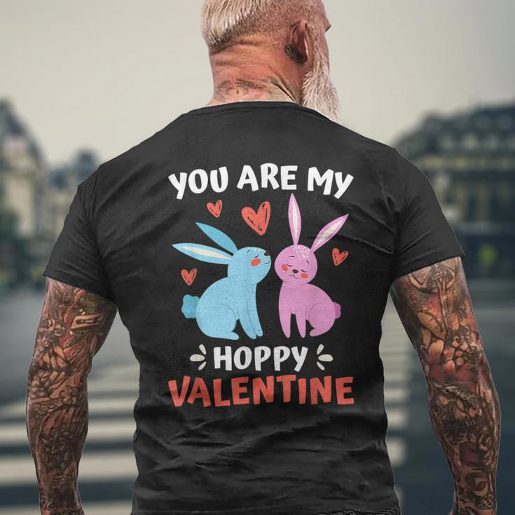 Hoppel Rabbit Ich Liebe Mein Hasen Valentine's Day T-Shirt mit Rückendruck Geschenke für alte Männer