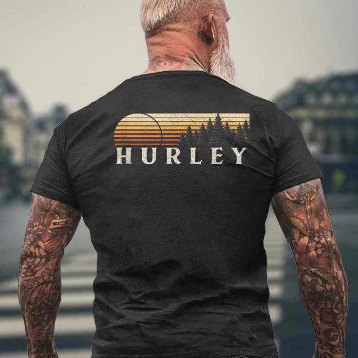 Hurley Va Vintage Evergreen Sunset Eighties Retro Men's T-shirt Back Print Gifts for Old Men