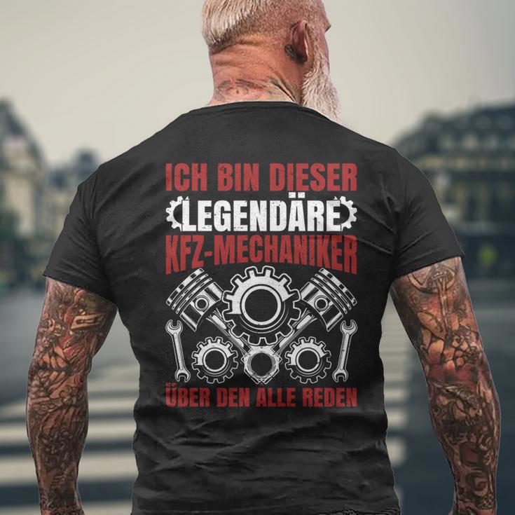 Ich Bin Dieser Legendäre Kfz Mechaniker Long-Sleeved T-Shirt mit Rückendruck Geschenke für alte Männer