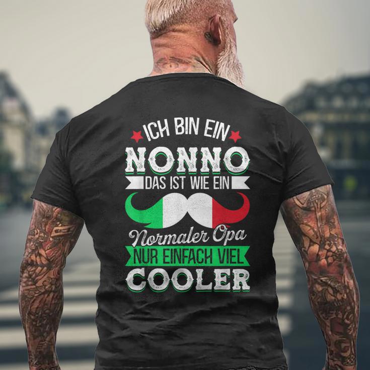 Ich Bin Ein Nonno Italienischer Opa Großvater Männer Herren T-Shirt mit Rückendruck Geschenke für alte Männer