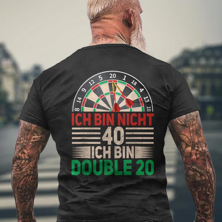 Ich Bin Nicht 40 Ich Bin Double 20 Ich Bin Nicht 40 Ich Bin Double T-Shirt mit Rückendruck Geschenke für alte Männer