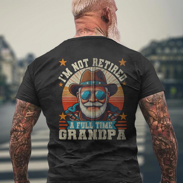 Ich Bin Nicht Im Ruhestand Ich Bin Einollzeit-Opa Lustiger Papa Im Ruhestand Kapuzenjacke T-Shirt mit Rückendruck Geschenke für alte Männer