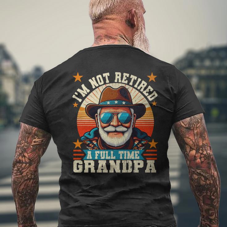 Ich Bin Nicht Im Ruhestand Ich Bin Einollzeit-Opa Lustiger Papa Im Ruhestand T-Shirt mit Rückendruck Geschenke für alte Männer