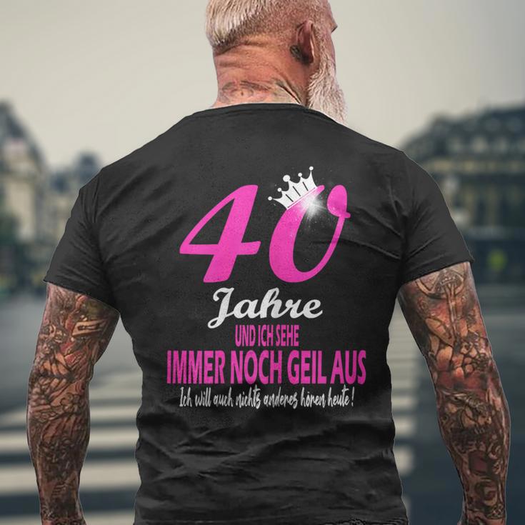 Ich Sehe Immer Noch Geil Aus Birthday T-Shirt mit Rückendruck Geschenke für alte Männer