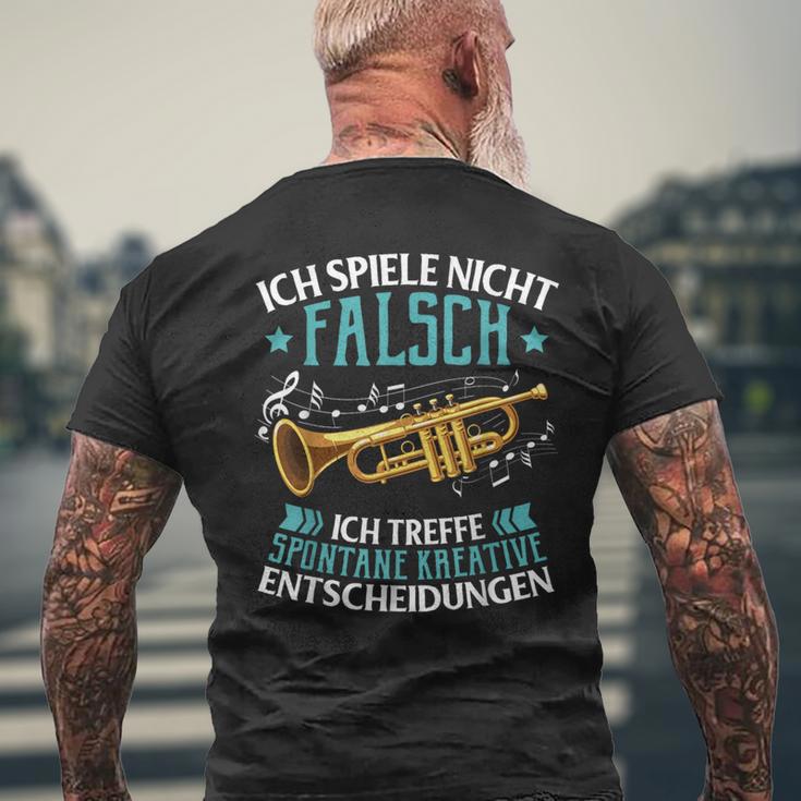 Ich Spiel Nicht Falsch T-Shirt mit Rückendruck Geschenke für alte Männer