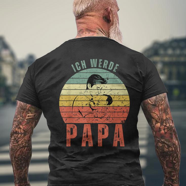 Ich Werde Papa 2024 Geschenkeen Für Werdendeater T-Shirt mit Rückendruck Geschenke für alte Männer