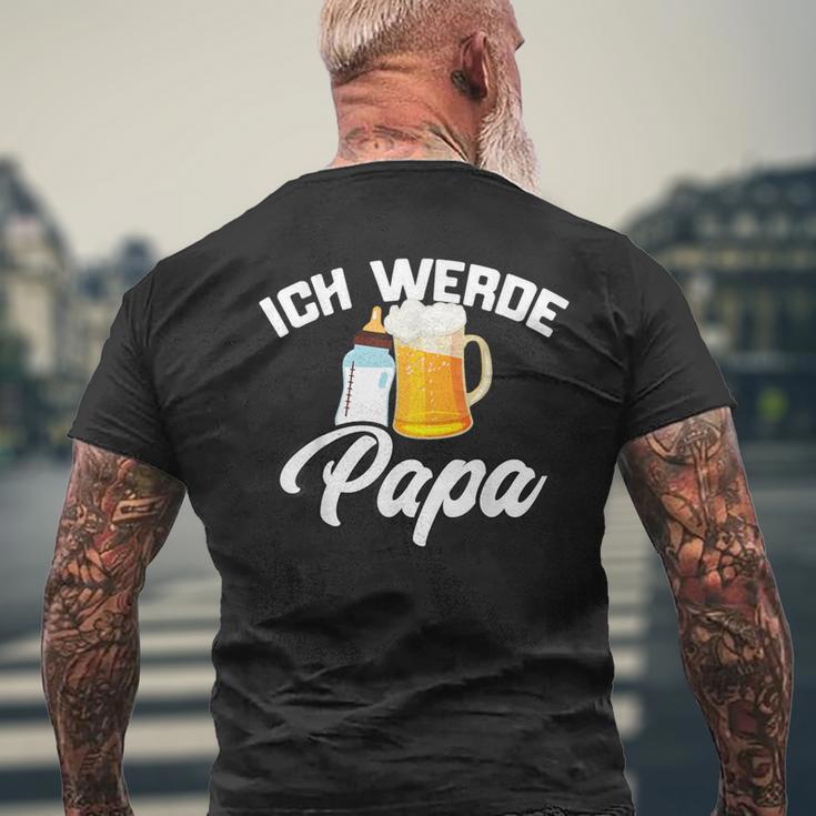 Ich Werde Papa Werdender Papaater Loading 2023 2024 T-Shirt mit Rückendruck Geschenke für alte Männer