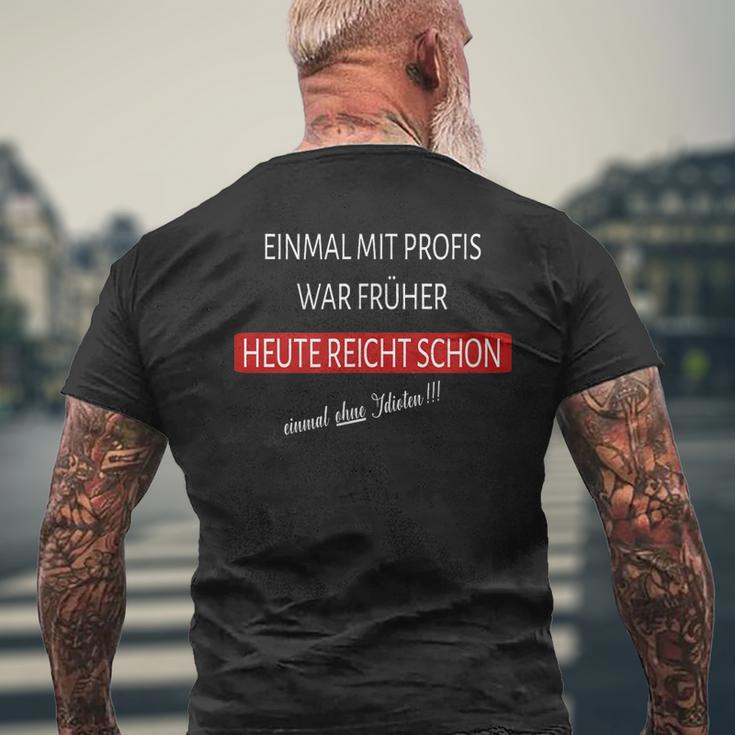 Idiots T-Shirt mit Rückendruck Geschenke für alte Männer