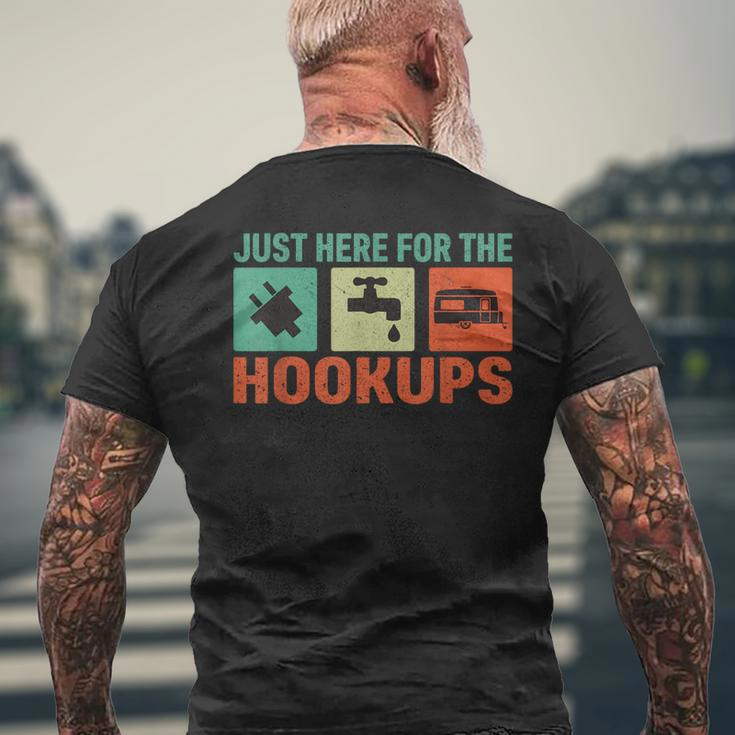 I'm Just Here For The Hookups Funny Camp Rv Camper Camping T-shirt