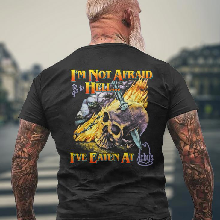 I'm Not Afraid To Go To Hell Men's T-shirt Back Print Gifts for Old Men