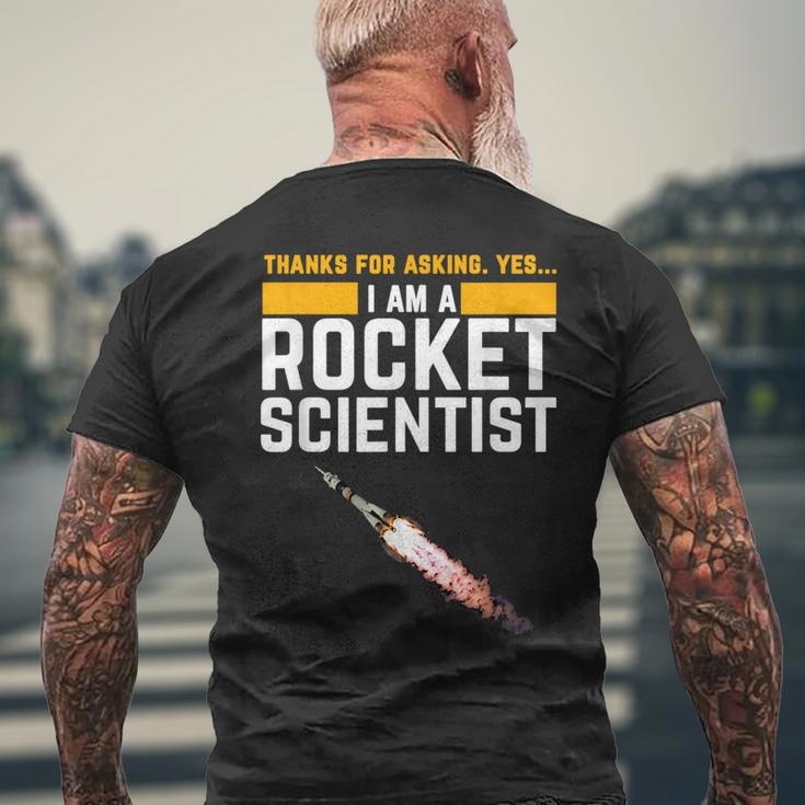 I'm A Rocket Scientist Rocket Science Men's T-shirt Back Print Gifts for Old Men