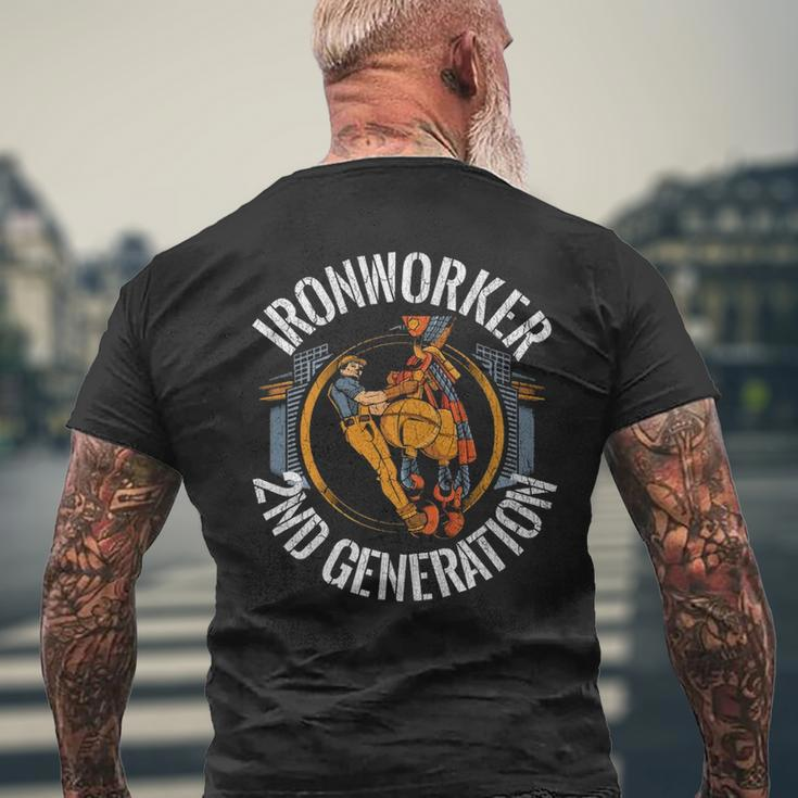 Ironworker 2Nd Generation Union Non Union Ironworker Men's T-shirt Back Print Gifts for Old Men