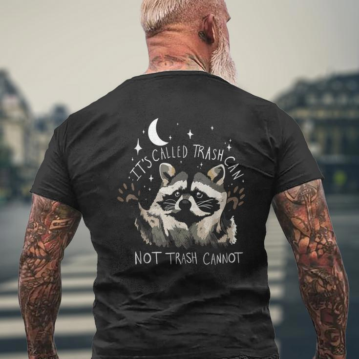 It's Called Trash Can Not Trash Cannot Retro Vintage Raccoon Men's T-shirt Back Print Gifts for Old Men