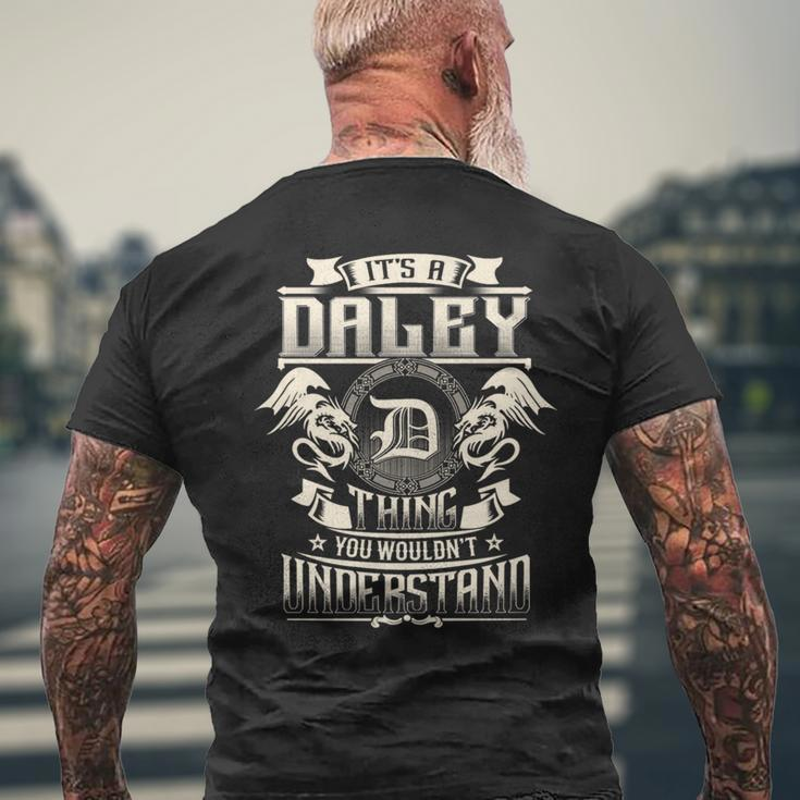 It's A Daley Thing You Wouldn't Understand Family Name Men's T-shirt Back Print Gifts for Old Men