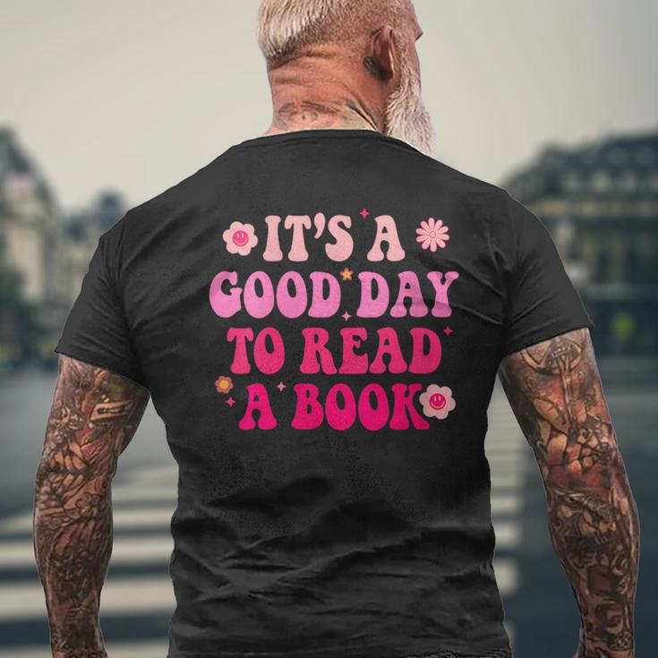 It’S A Good Day To Read A Book Lovers Library Reading Women Men's T-shirt Back Print Gifts for Old Men