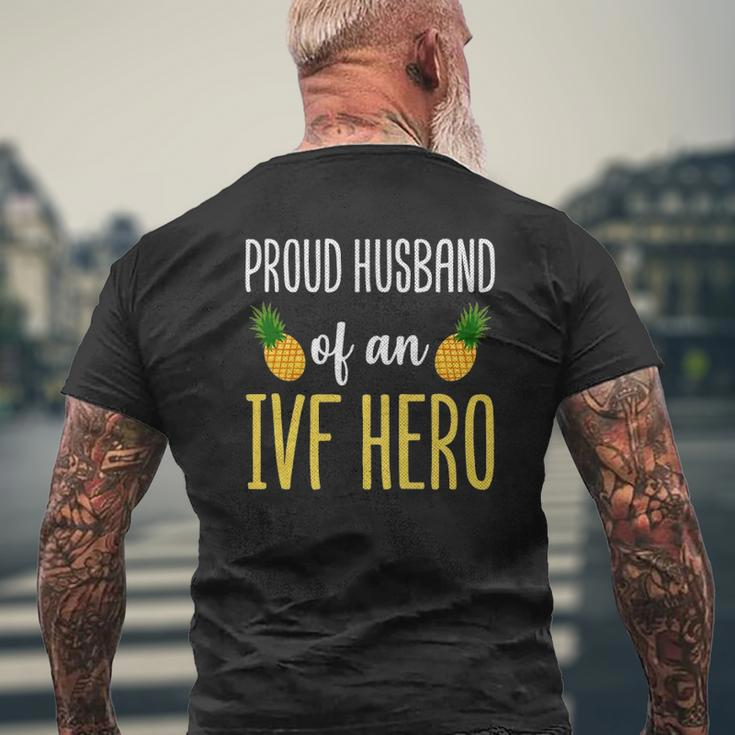 Ivf Transfer Day Ivf Husband In Vitro Fertilization Dad Mens Back Print T-shirt Gifts for Old Men