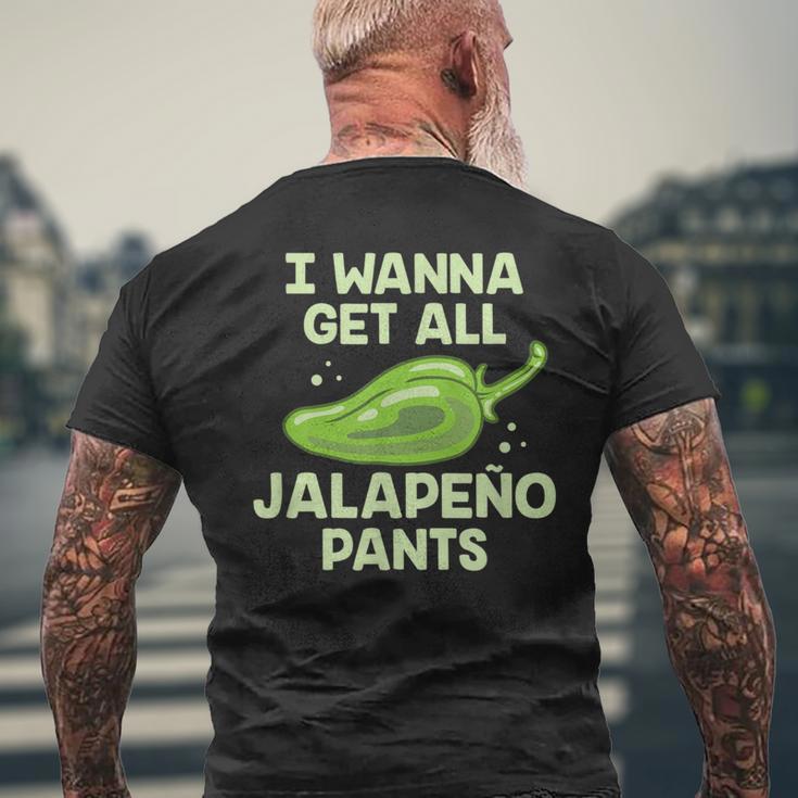 Jalapeno Pun Valentines Day Men's T-shirt Back Print Gifts for Old Men