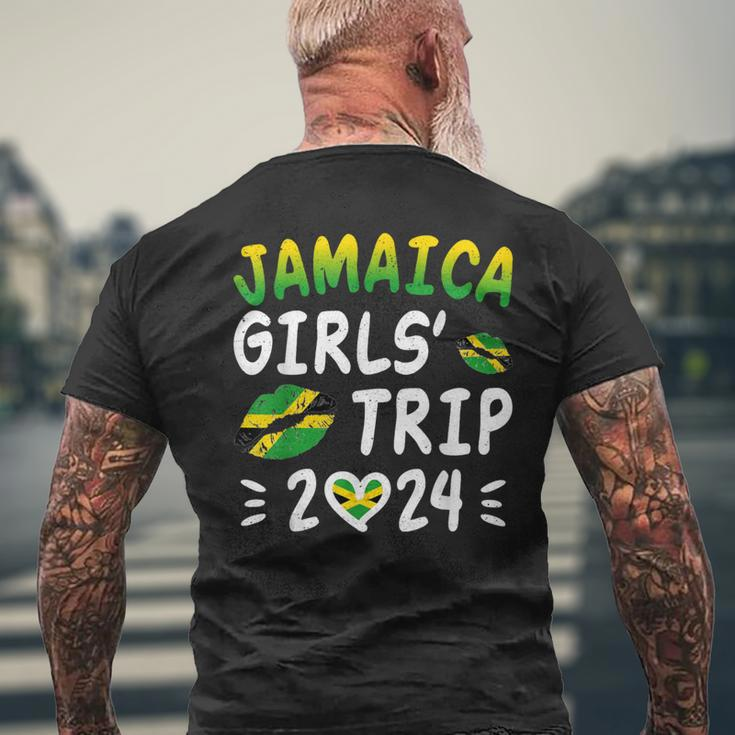 Jamaica Girls Trip 2024 Summer Vacation Jamaica Matching Men's T-shirt Back Print Gifts for Old Men