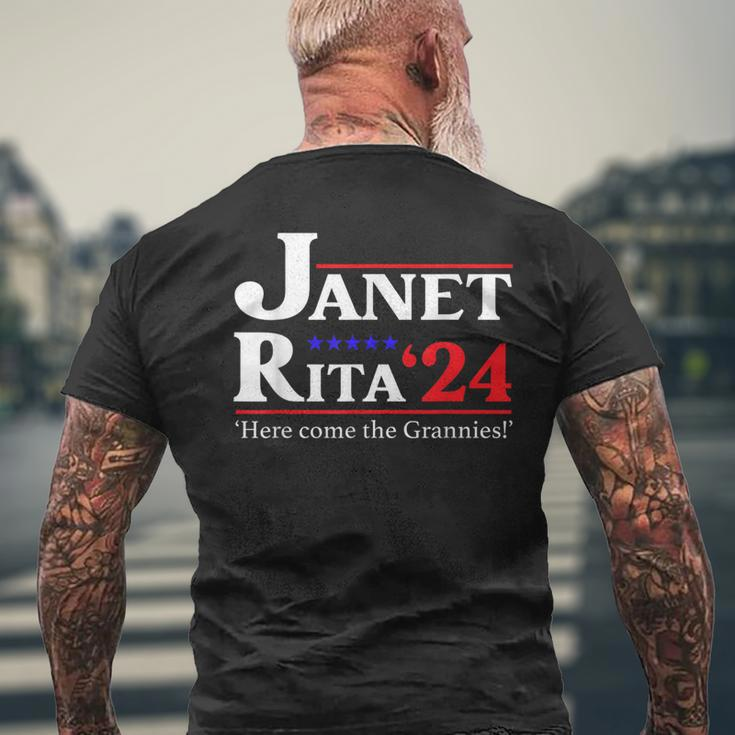 Janet And Rita 2024 Here Come The Grannies Men's T-shirt Back Print Gifts for Old Men