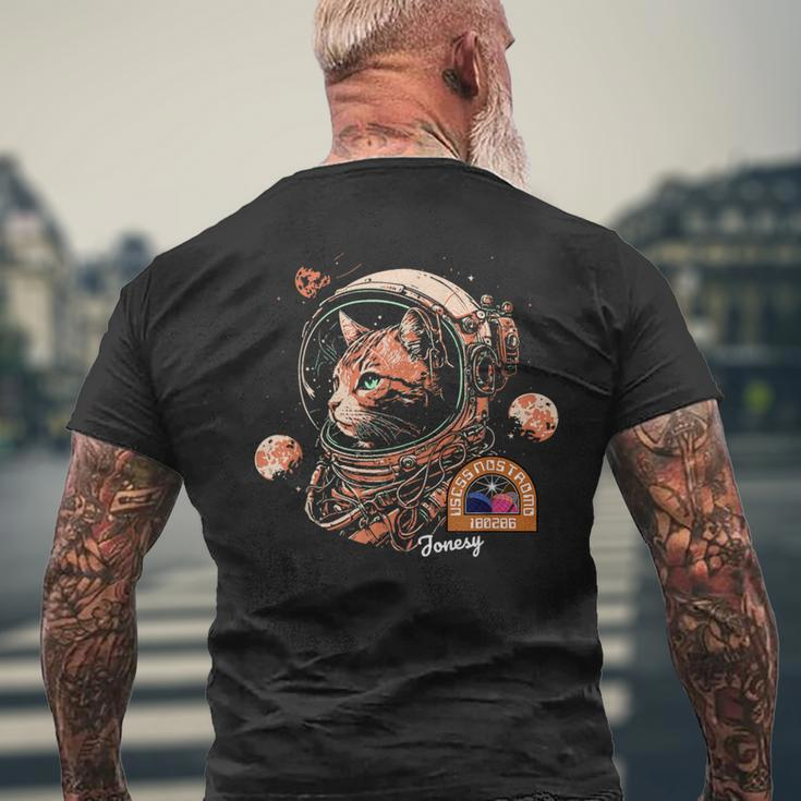 Jonesy The Space Cat Men's T-shirt Back Print Gifts for Old Men