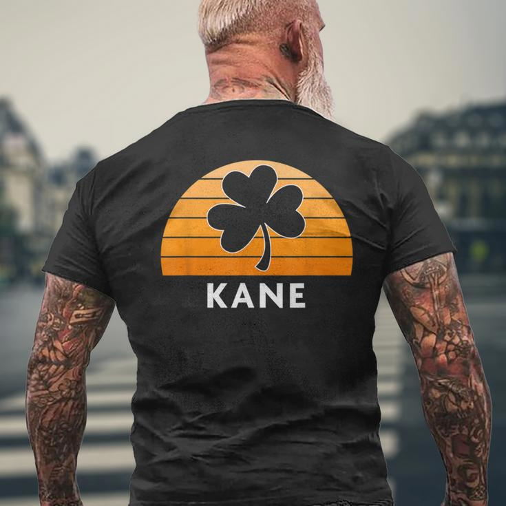 Kane Irish Family Name Men's T-shirt Back Print Gifts for Old Men