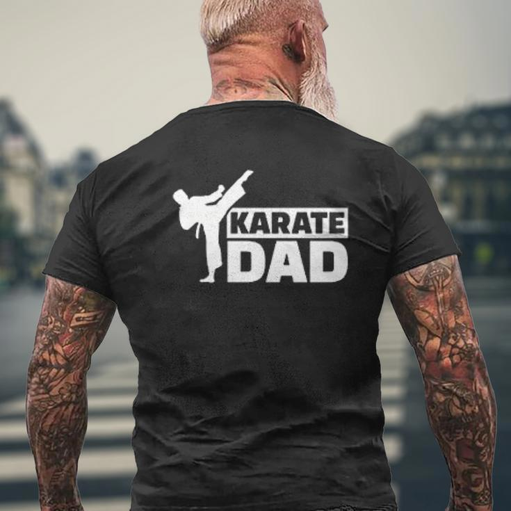 Karate Dad Karateka Mens Back Print T-shirt Gifts for Old Men