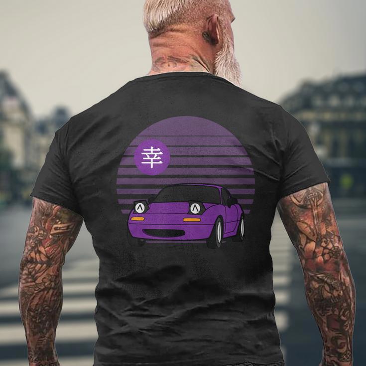 Kawaii Jdm Mx5 Na Purple T-Shirt mit Rückendruck Geschenke für alte Männer