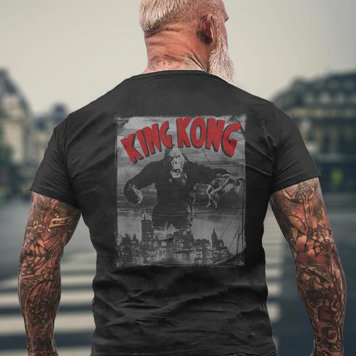 King Kong City Poster T-Shirt mit Rückendruck Geschenke für alte Männer