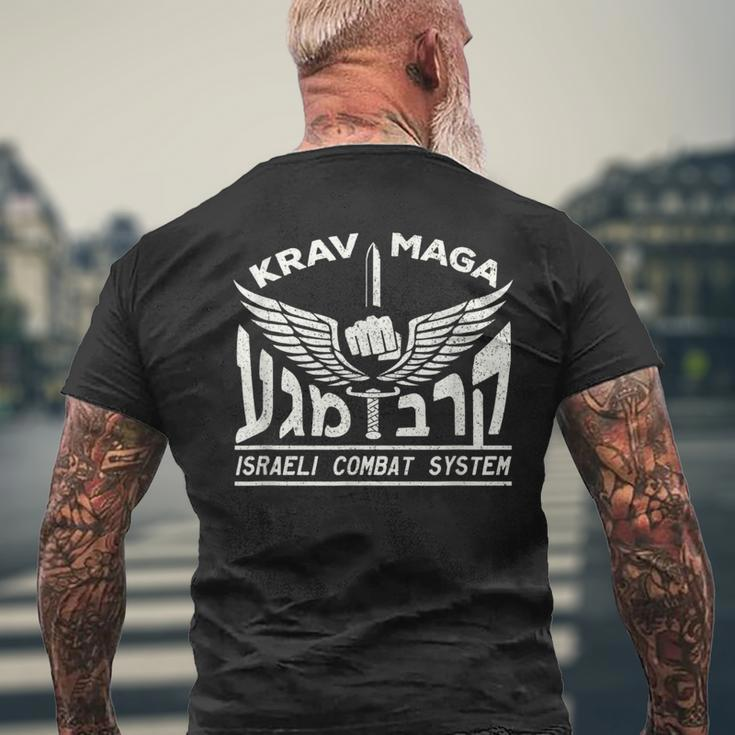 Krav Maga Israeli Combat System T-Shirt mit Rückendruck Geschenke für alte Männer