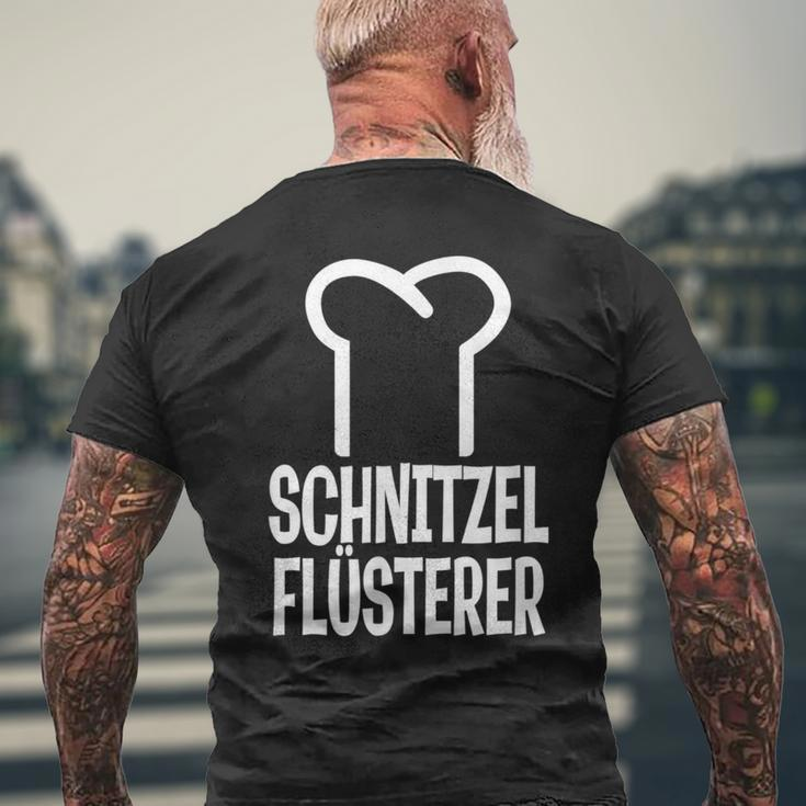 Küchenchef Saying Schnitzel Whisper Chef T-Shirt mit Rückendruck Geschenke für alte Männer