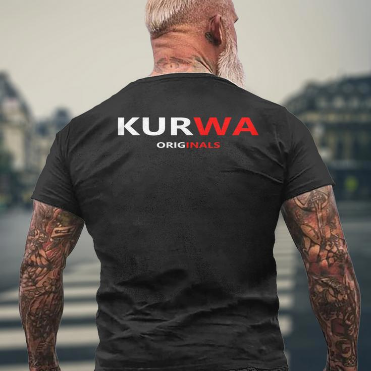 Kurwa Poland T-Shirt mit Rückendruck Geschenke für alte Männer
