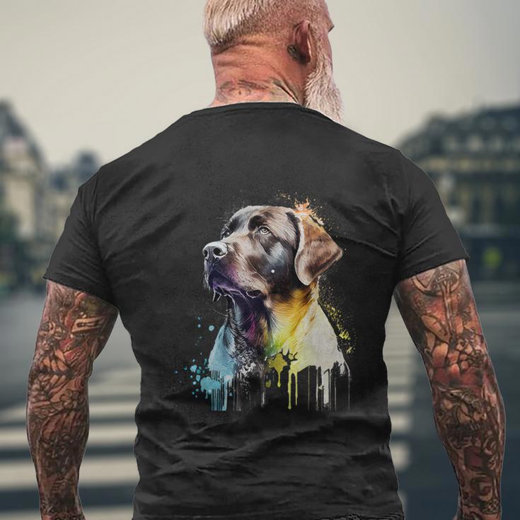 Labrador T-Shirt mit Rückendruck Geschenke für alte Männer