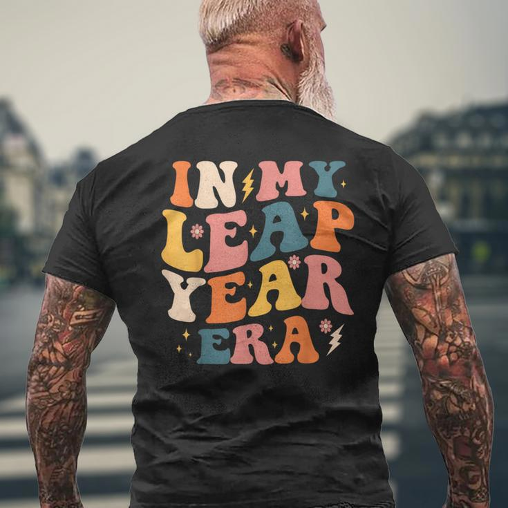 In My Leap Year Era Leap Year 2024 Birthday Retro Men's T-shirt Back Print Gifts for Old Men