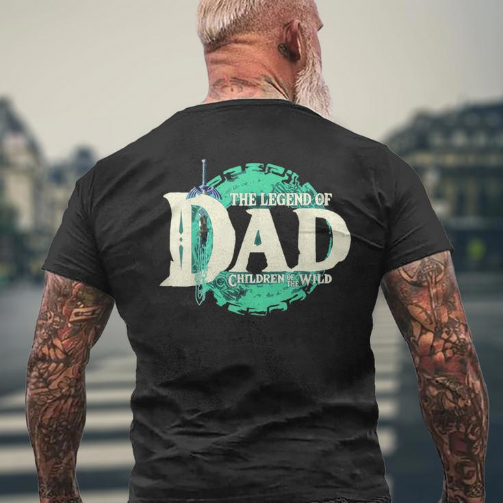 The Legend Of Dad Children Of The Wild Father's Day Men's T-shirt Back Print Gifts for Old Men