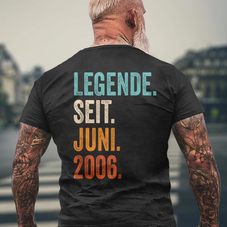 Legende Seit Juni 2006 18 Jahre T-Shirt mit Rückendruck Geschenke für alte Männer