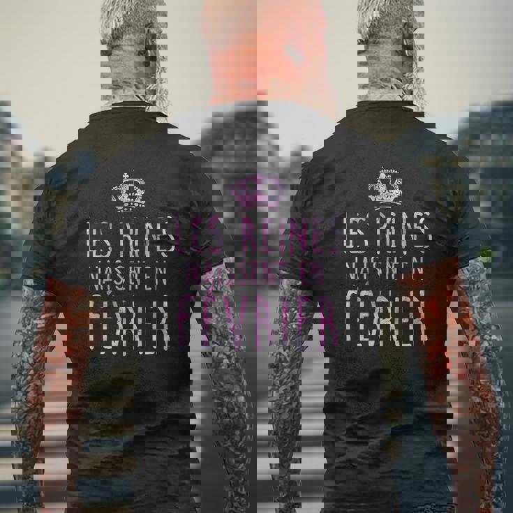 Les Legendes Sont Nees En Fevrier Tshirt T-shirt imprimé au dos Cadeaux pour les vieillards