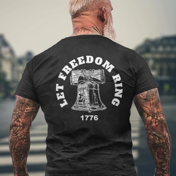 Let Liberty Ring Patriotic Liberty Bell Freedom Men's T-shirt Back Print Gifts for Old Men