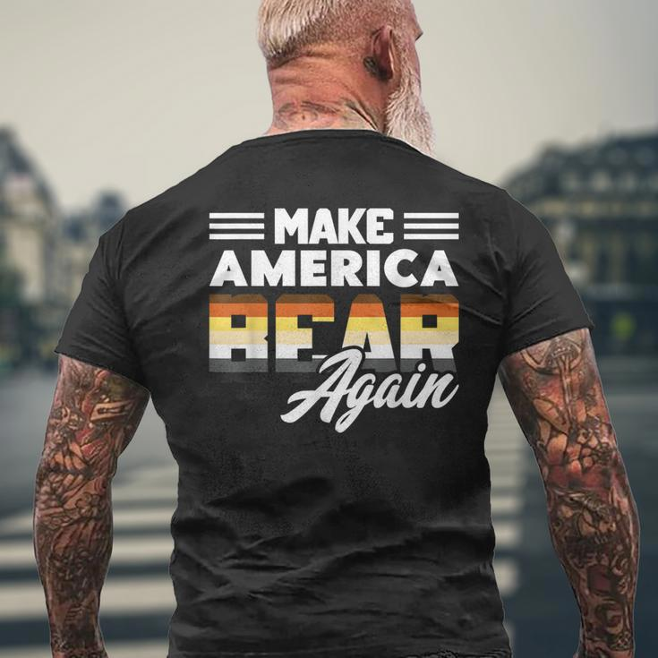 Lgbtq Gay Pride Month Make America Bear Again Gay Bear Men's T-shirt Back Print Gifts for Old Men