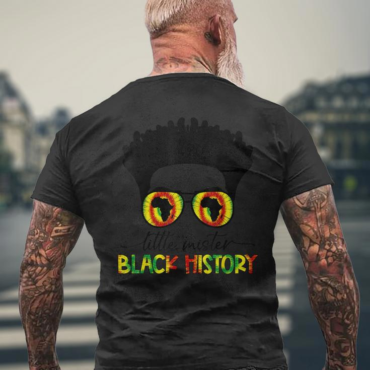 Little Mister Black History Month Boys Kid African Toddler Men's T-shirt Back Print Gifts for Old Men