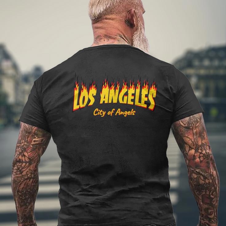 Los Angeles California Aesthetic La Classic Men's T-shirt Back Print Gifts for Old Men