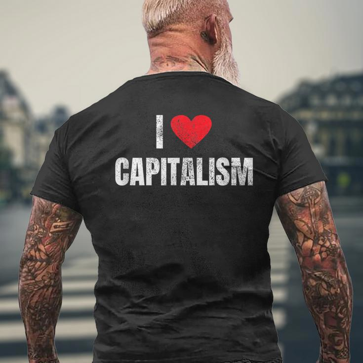 I Love Capitalism Capitalism Capitalists T-Shirt mit Rückendruck Geschenke für alte Männer