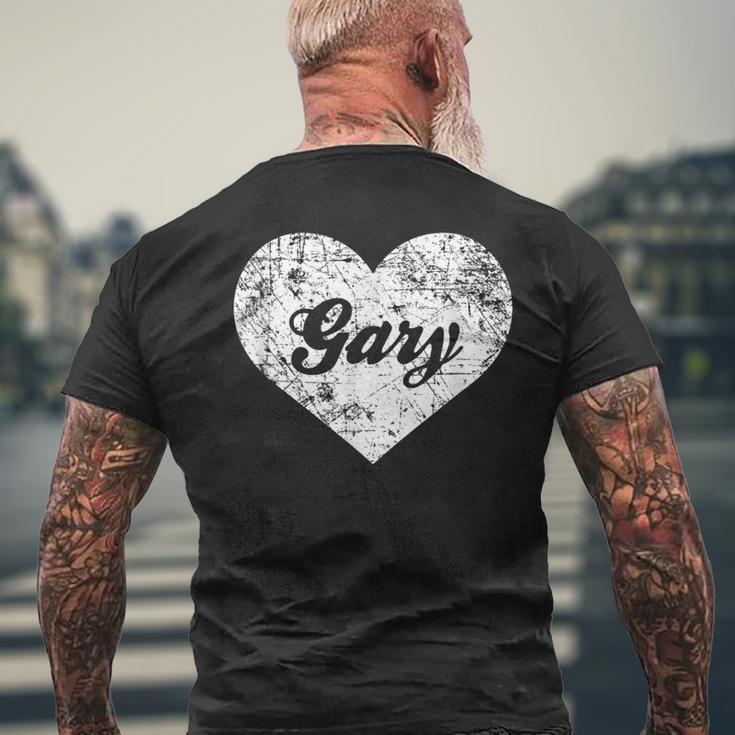 I Love Gary Cute Indiana Hometown Men's T-shirt Back Print Gifts for Old Men