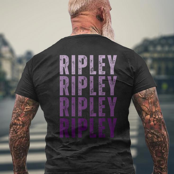 I Love Ripley Personalized Name Ripley Vintage Men's T-shirt Back Print Gifts for Old Men