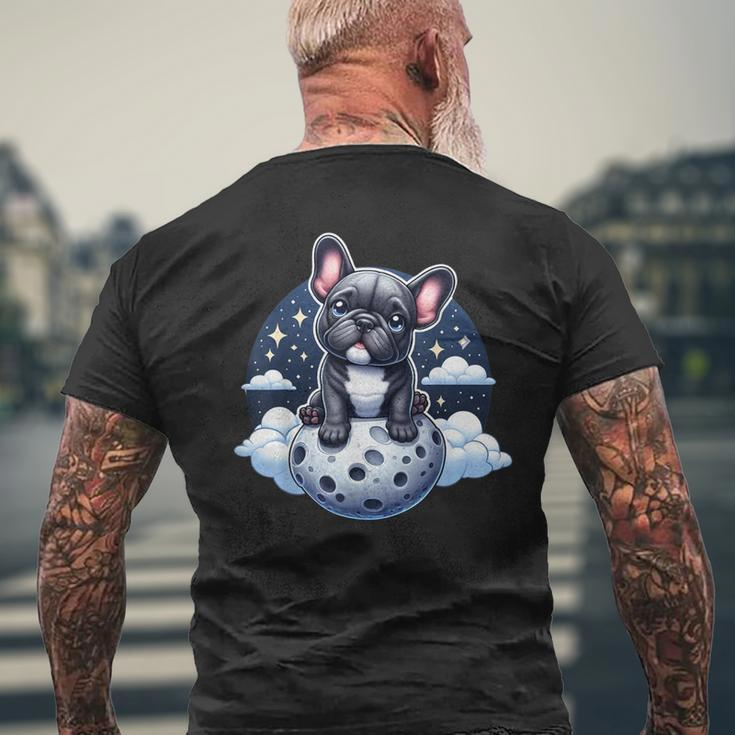 Lunar Frenchie Adventures Beyond Dog Lover French Bulldog Men's T-shirt Back Print Gifts for Old Men