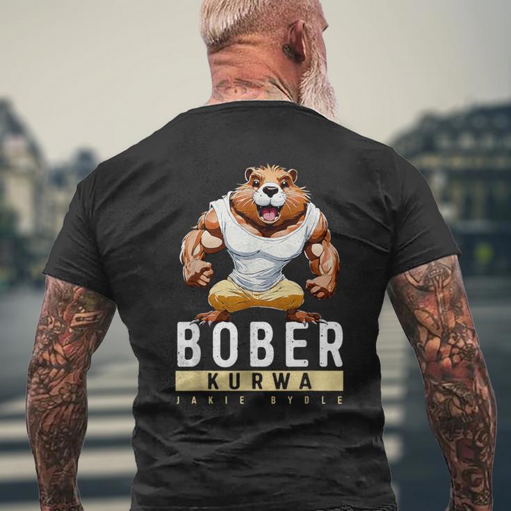 Lustige Bober Bóbr Kurwa Polnisch Kurwa Bober T-Shirt mit Rückendruck Geschenke für alte Männer