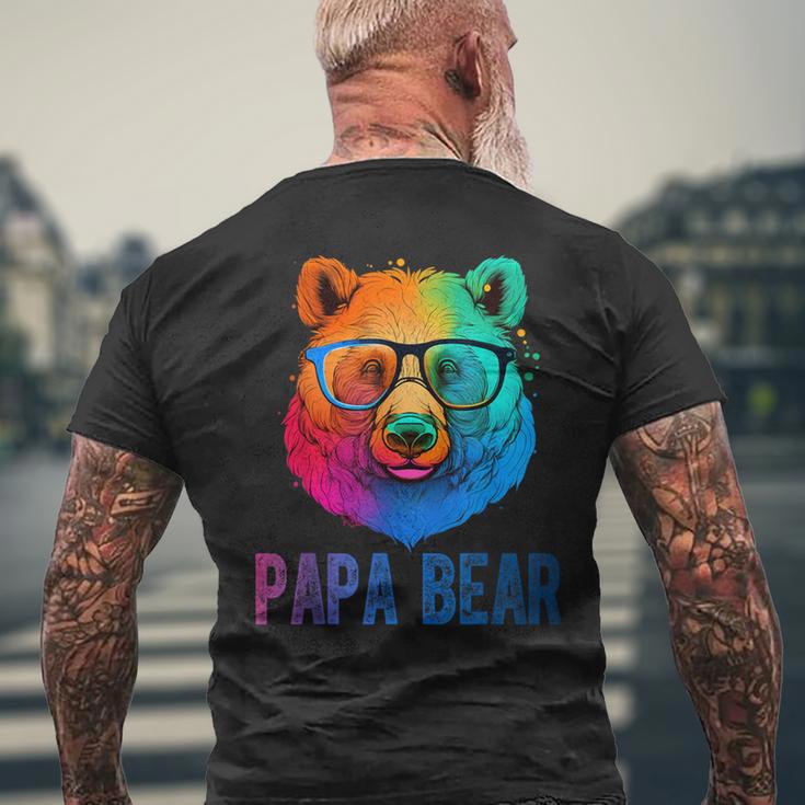 Lustiger Papa-Bär-Vatertag Opa-Vater T-Shirt mit Rückendruck Geschenke für alte Männer