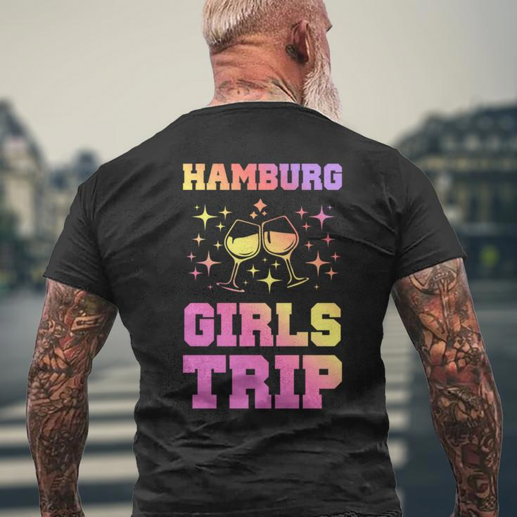 Mädchenausflug Nach Hamburg Partyurlaub-Team T-Shirt mit Rückendruck Geschenke für alte Männer