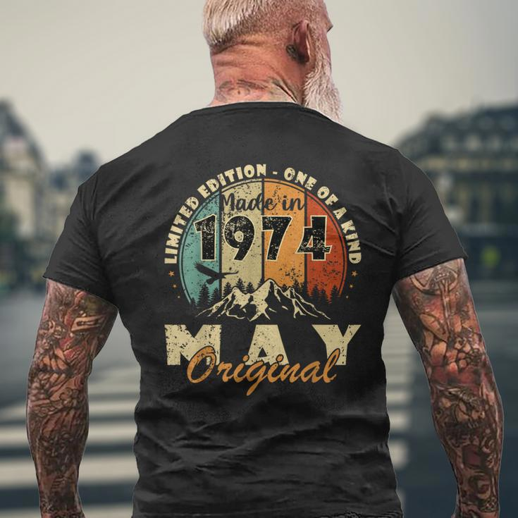 Mai 1974 Limited Edition 50 Jahren Mann Frau Spruch T-Shirt mit Rückendruck Geschenke für alte Männer