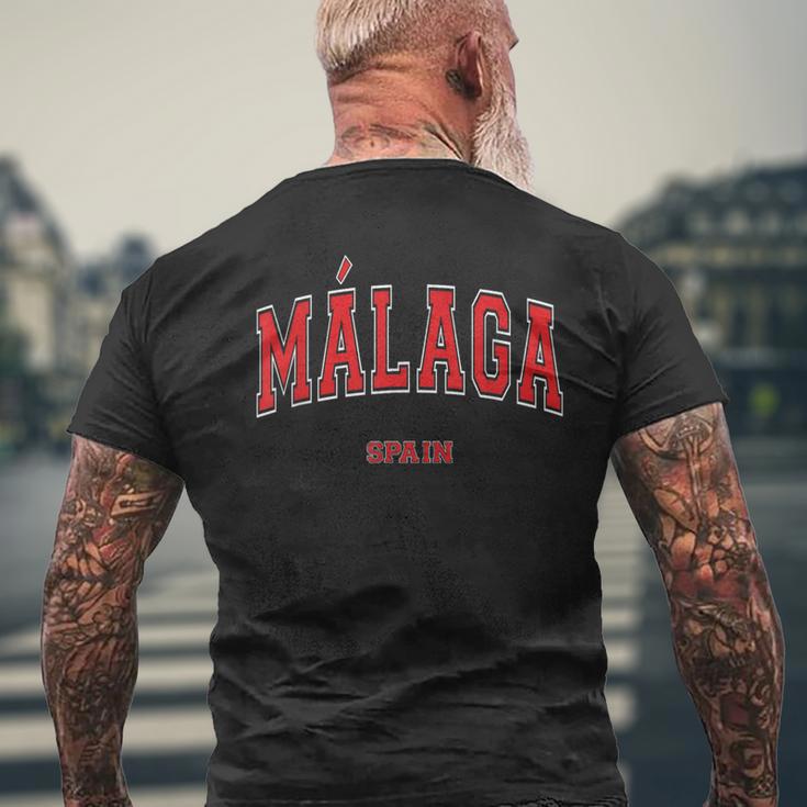 Málaga Spanien Stadt T-Shirt mit Rückendruck Geschenke für alte Männer