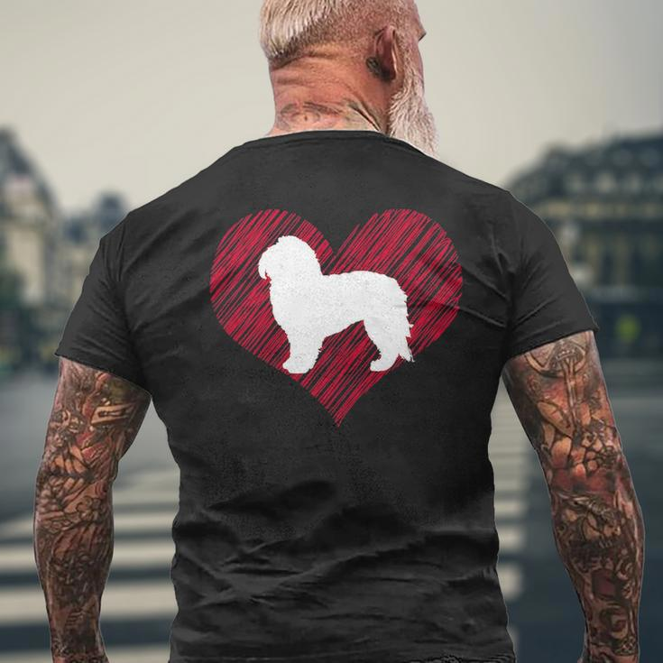 Maltese Dog Lover Owner ParentMen's T-shirt Back Print Gifts for Old Men